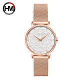Hannah Martin Women Waterproof Watch 3D Engraving