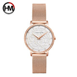 Hannah Martin Women Waterproof Watch 3D Engraving