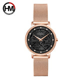 Hannah Martin Women Waterproof Watch 3D Engraving