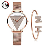 Quartz Mesh Band Women Watch