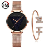 Quartz Mesh Band Women Watch