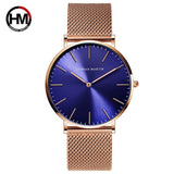 Men Quartz Blue Dial Watch