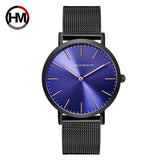 Men Quartz Blue Dial Watch