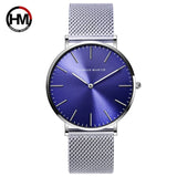 Men Quartz Blue Dial Watch