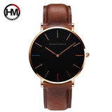 Men Quartz Black Nylon Sport Watch