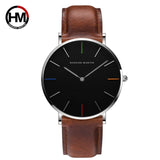 Men Quartz Black Nylon Sport Watch