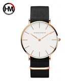 Quartz White Leather Women Watch