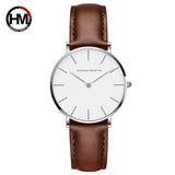 Quartz White Leather Women Watch