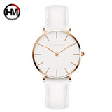 Quartz White Leather Women Watch