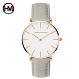 Quartz White Leather Women Watch