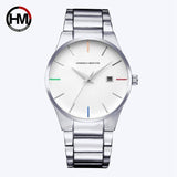 Men Quartz Stainless Steel Band Watch