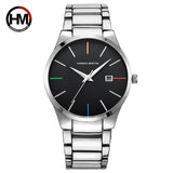 Men Quartz Stainless Steel Band Watch