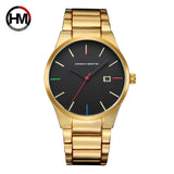 Men Quartz Stainless Steel Band Watch
