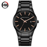 Men Quartz Black Waterproof Watch