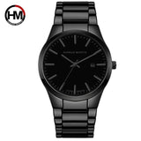 Men Quartz Black Waterproof Watch