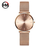 Quartz Movement Rose Gold Designer Elegant Style Watch For Women