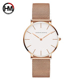 Quartz Movement Rose Gold Designer Elegant Style Watch For Women
