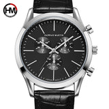 Quartz Men's Leather Sports Watch