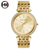 Hannah Martin Women Waterproof Watch Gold