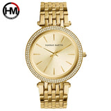 Hannah Martin Women Waterproof Watch Gold