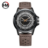 Leather Strap Roman Watch
