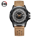 Leather Strap Roman Watch