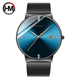 Men Watch Quartz Black Business Watch
