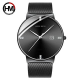 Men Watch Quartz Black Business Watch