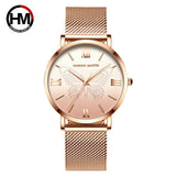 Hannah Martin Women Waterproof Butterfly Type Watch